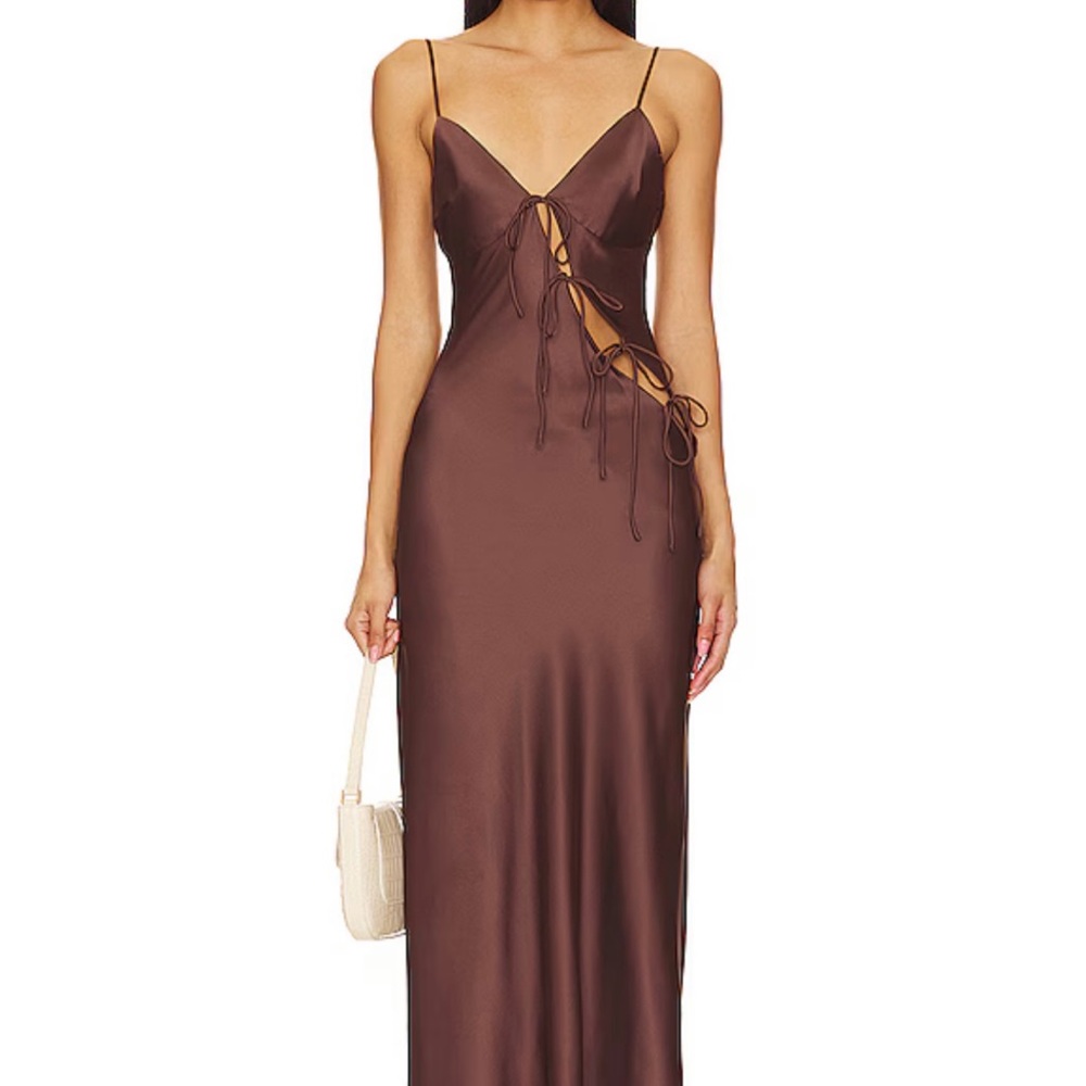 Lioness Brown Maxi Dress
